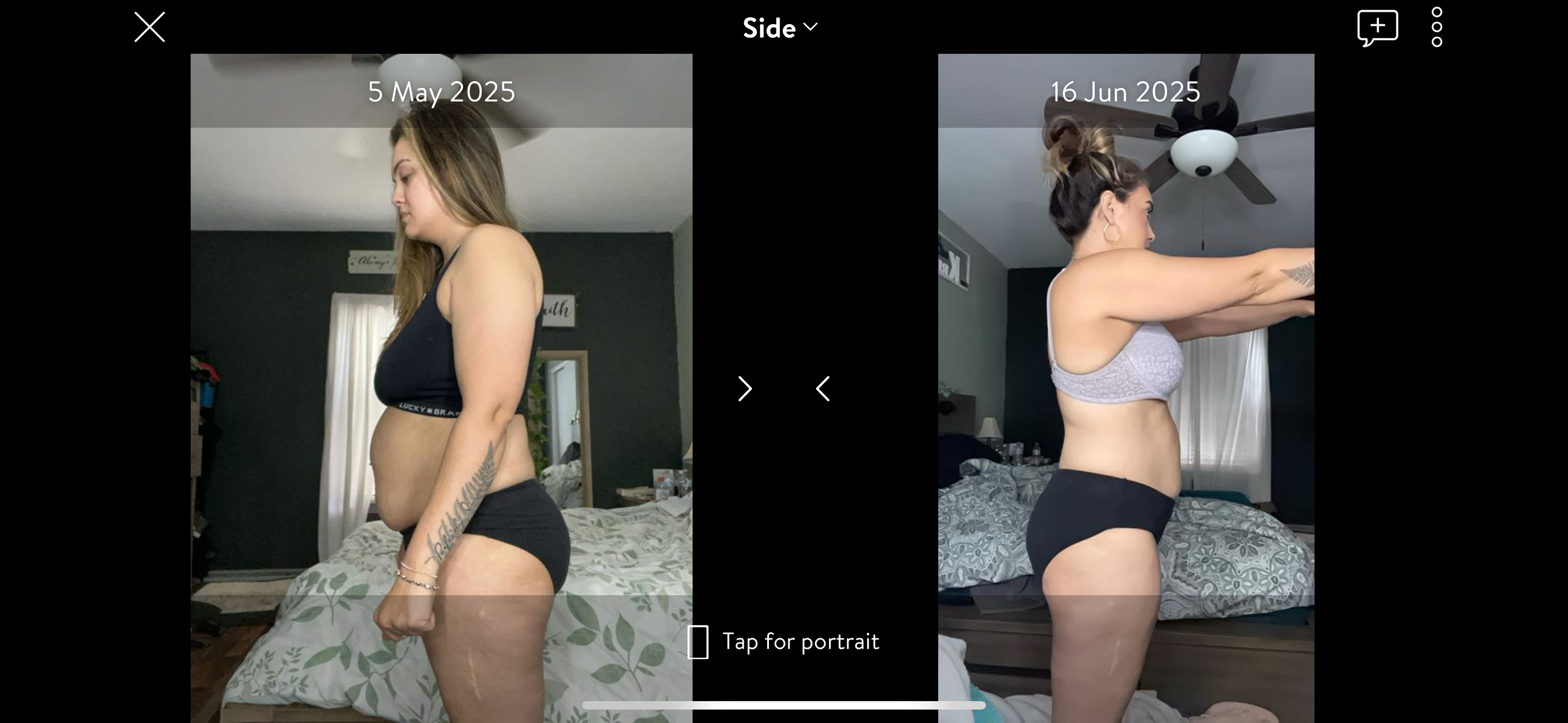 Karissa 2 client transformation before and after
